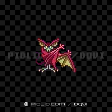 こうもりはくしゃくの画像：SFC版ドラクエ6の敵・モンスター図鑑 ／ ドラクエ6攻略